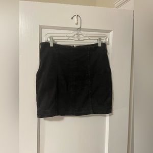 Black Free People Mini Skirt